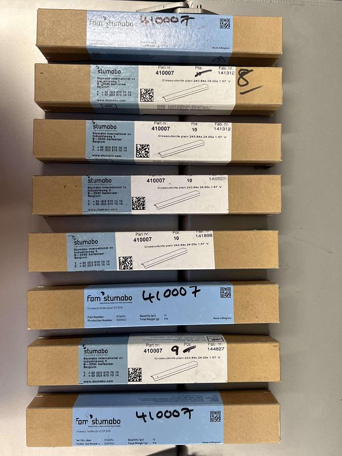 Used FAM cross cut blades - Cutters & Dicers, photo 2