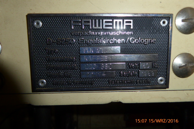 Used Fawema FA 10K - Form-Fill-Seal Machines, photo 4