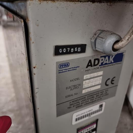 Used Adpak Shrink Wrapper with Heat Tunnel - Vacuum Packaging, photo 3
