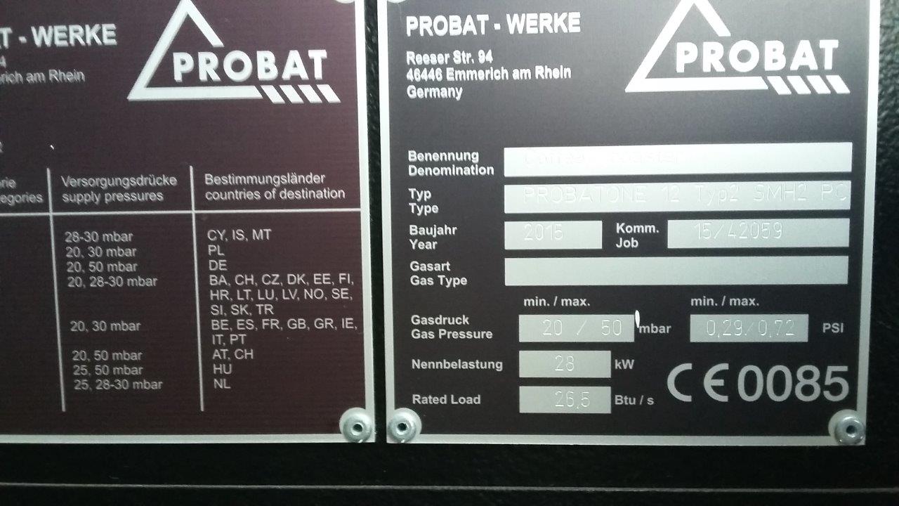 Used Probat Probatone P12 - Roasters, photo 4