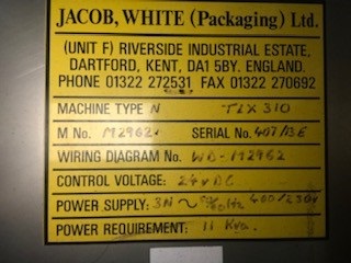 Used Jacob White TLX-3 - Cartoning, photo 10