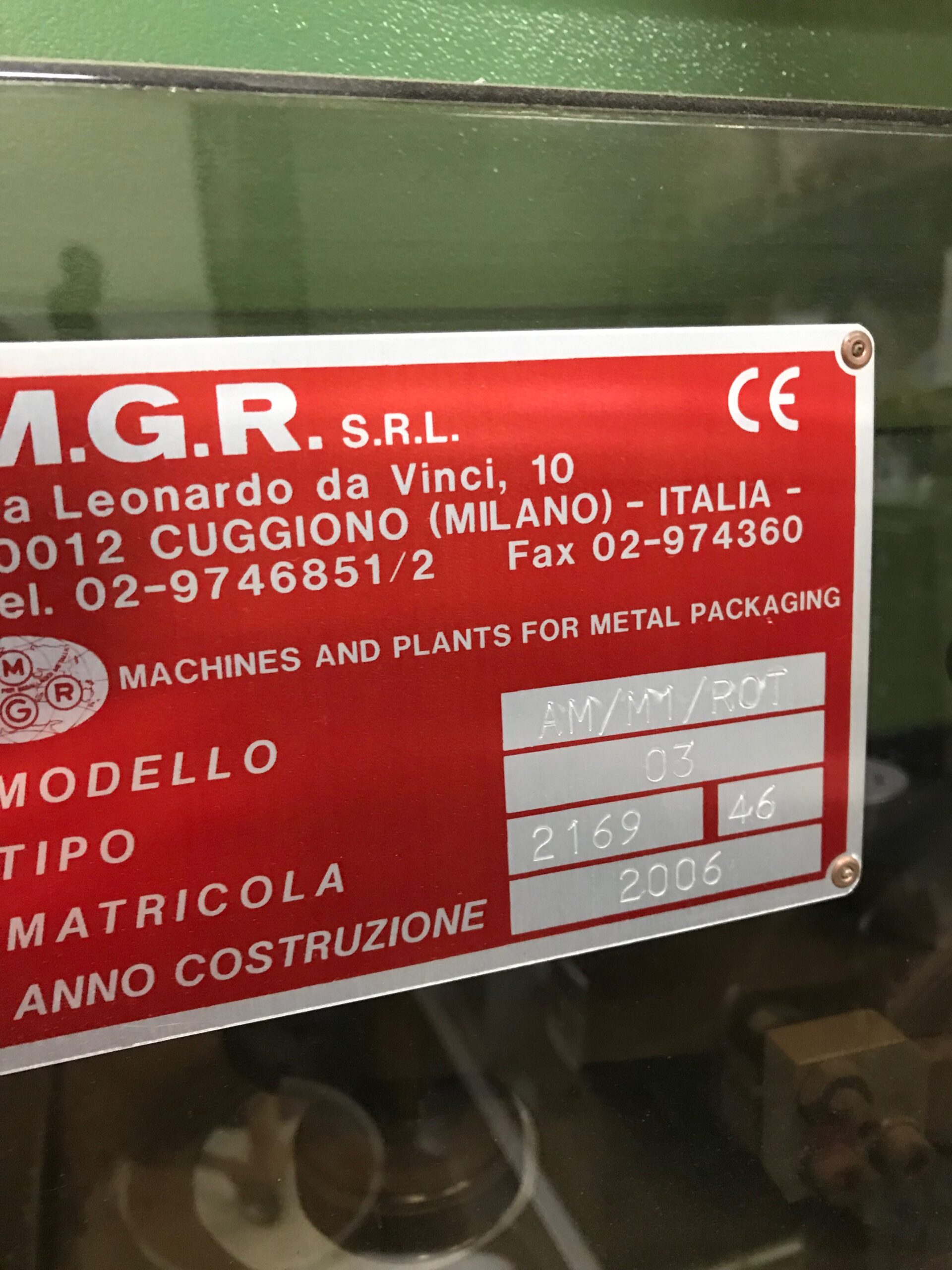Used MGR Italia SRL AM/M1/ROT - Sealing Machines, photo 6