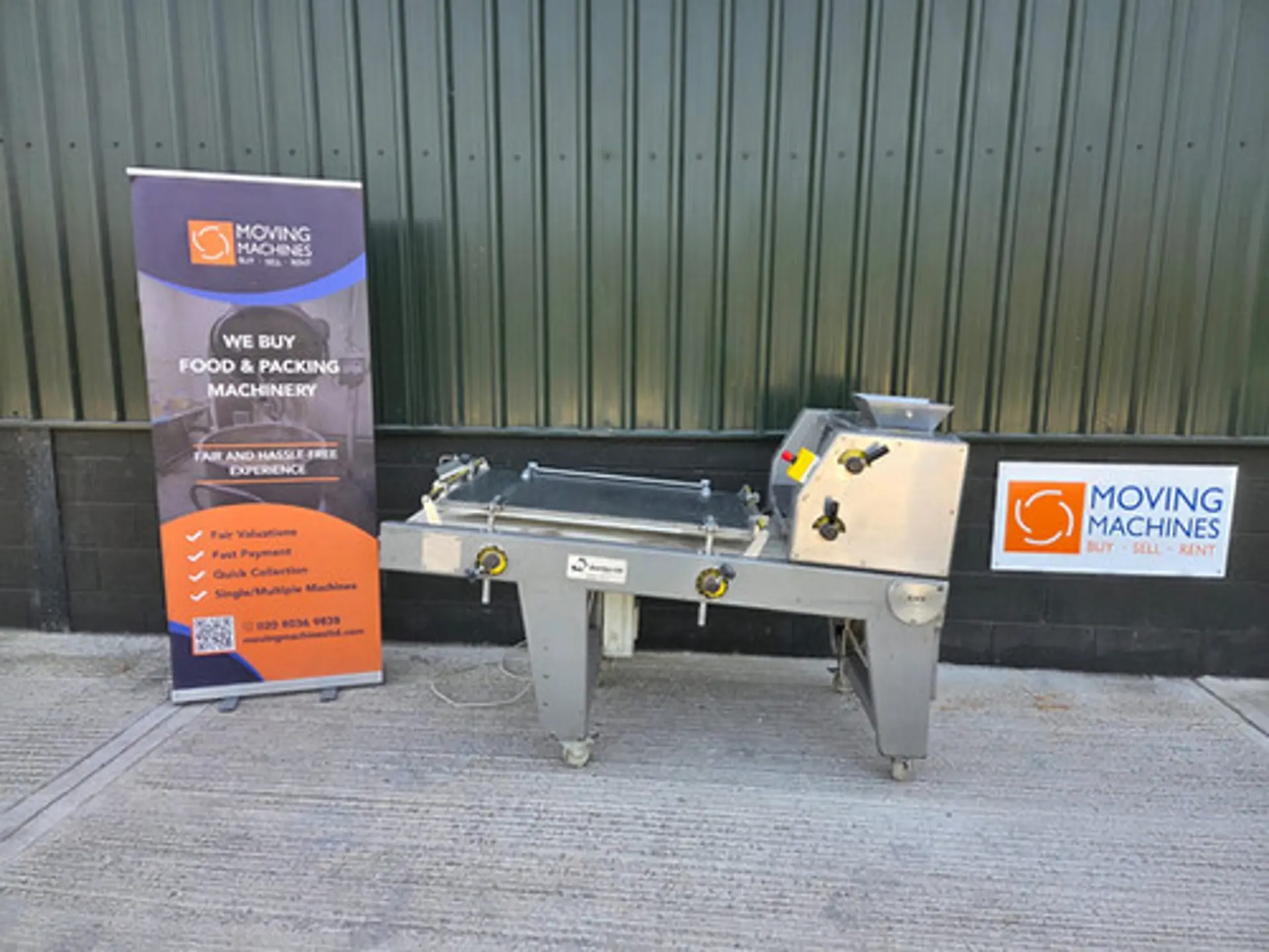 Used Bertuetti SIMPLEX 4-Roller Dough Moulder - Dough Handling & Sheeting Accessories, photo 2