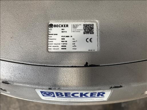 Used Becker VTLF2.500/0-79 Vacuum Pump - Vacuum Pumps & Systems, photo 5