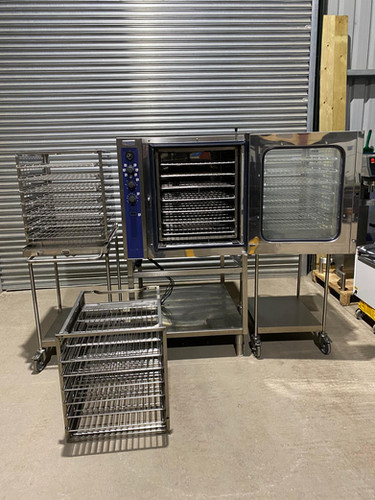 Used Electrolux ECFE102-0 Electric Convection Oven with Racks and Trolleys - Bakery Ovens, photo 2
