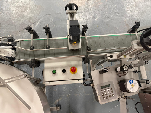 Used Atwell Wrap-Around Label Applicator, Rotary Collection Table & Markem X45 Printe - Labeling Machines, photo 6