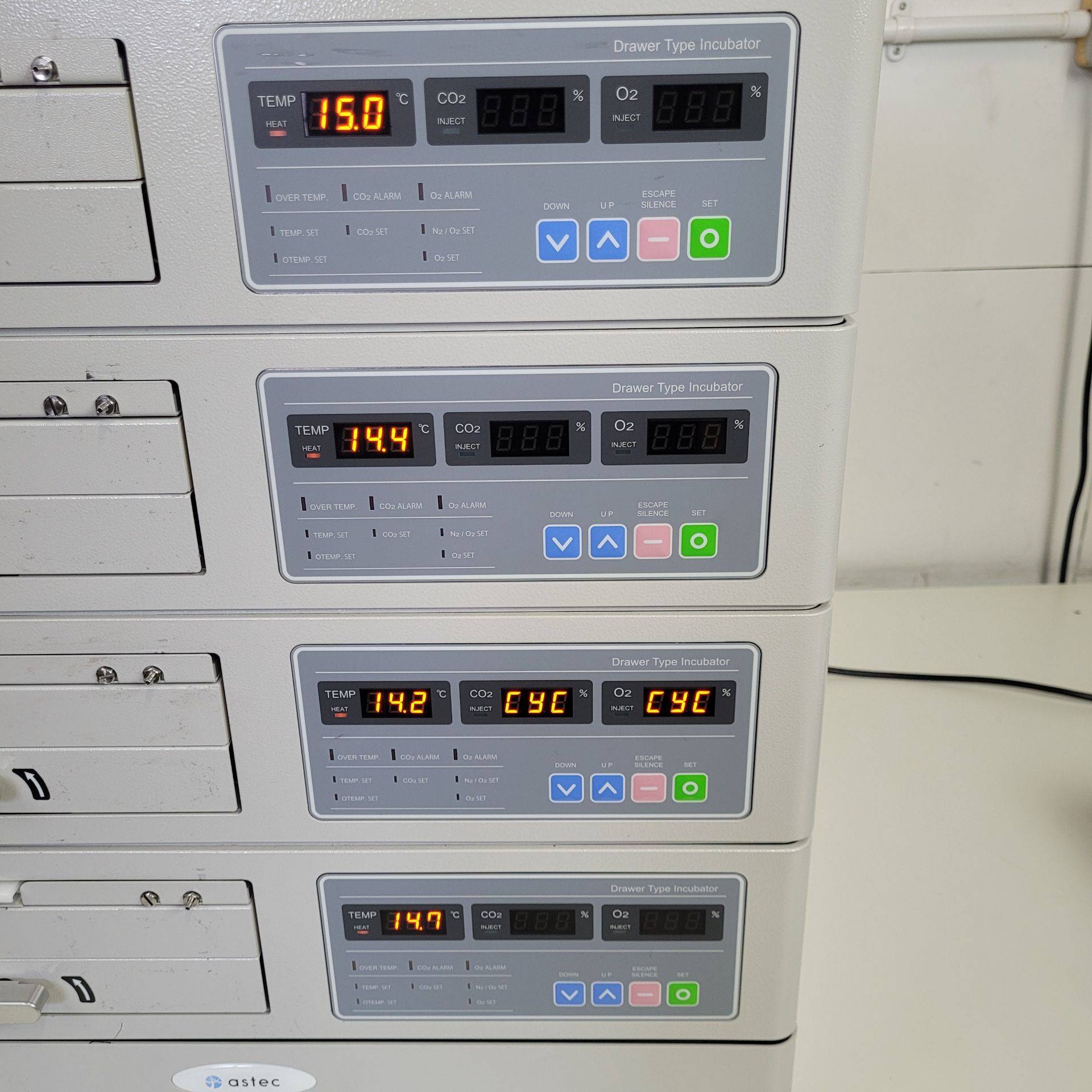 Used Astec - AD-3100-230LE-Drawer Incubator - Incubators (CO₂, Shaking, Cooled, ID), photo 4