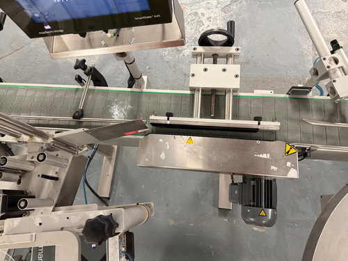 Used Atwell Wrap-Around Label Applicator, Rotary Collection Table & Markem X45 Printe - Labeling Machines, photo 10