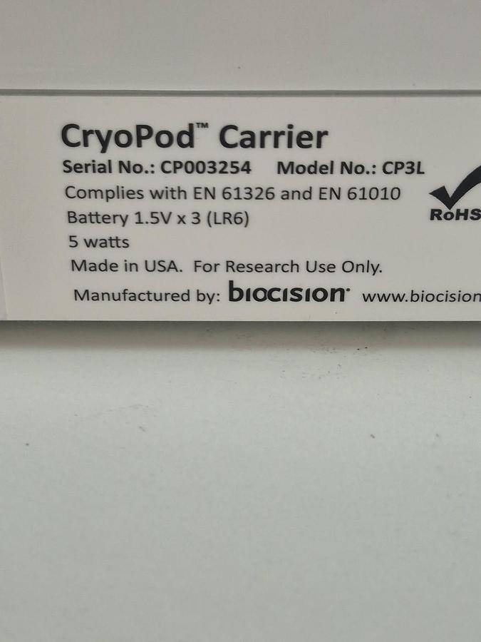 Used Azenta Life Siences CryPod Carrier for Cryoboxes - Liquid Nitrogen Storage Systems, photo 9