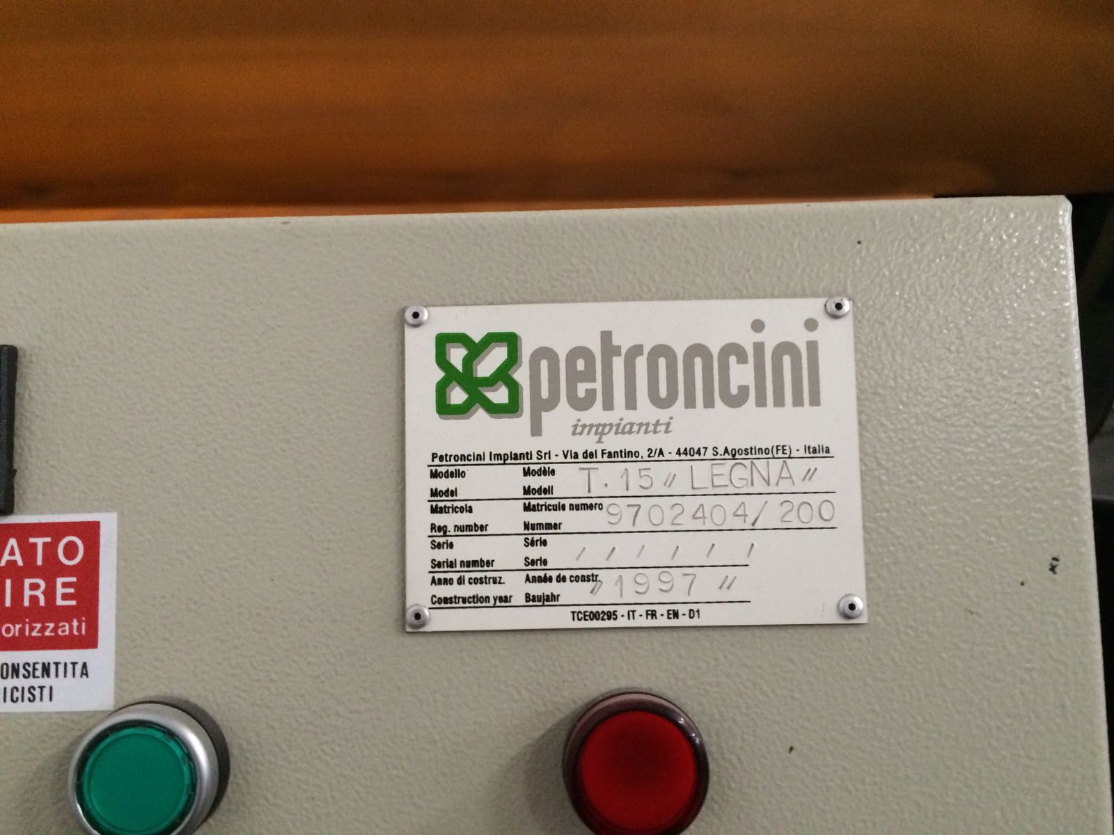 Used Petroncini T15 LEGNA - Roasters, photo 4
