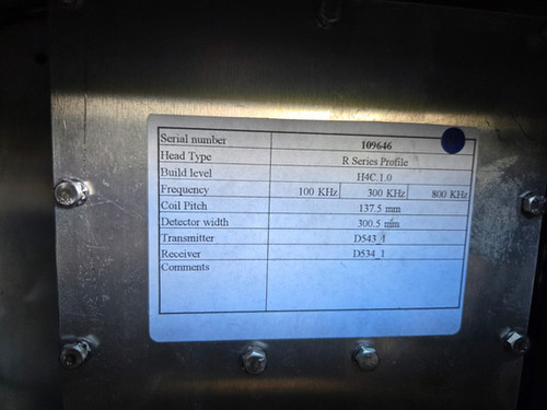 Used Safeline Mettler-Toledo R Series Profile Metal Detector 550x275 - Metal Detectors, photo 12