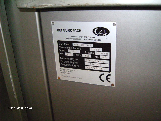 Used GEI Europack Collator & Shrink Wrapper - Vacuum Packaging, photo 8