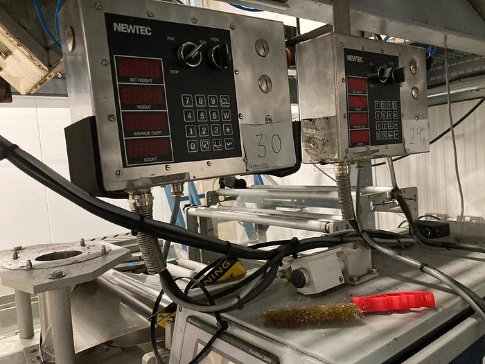 Used COMPLETE LINE: Newtec Weighing Line with Illapak Bagger - Filling Machines, photo 5