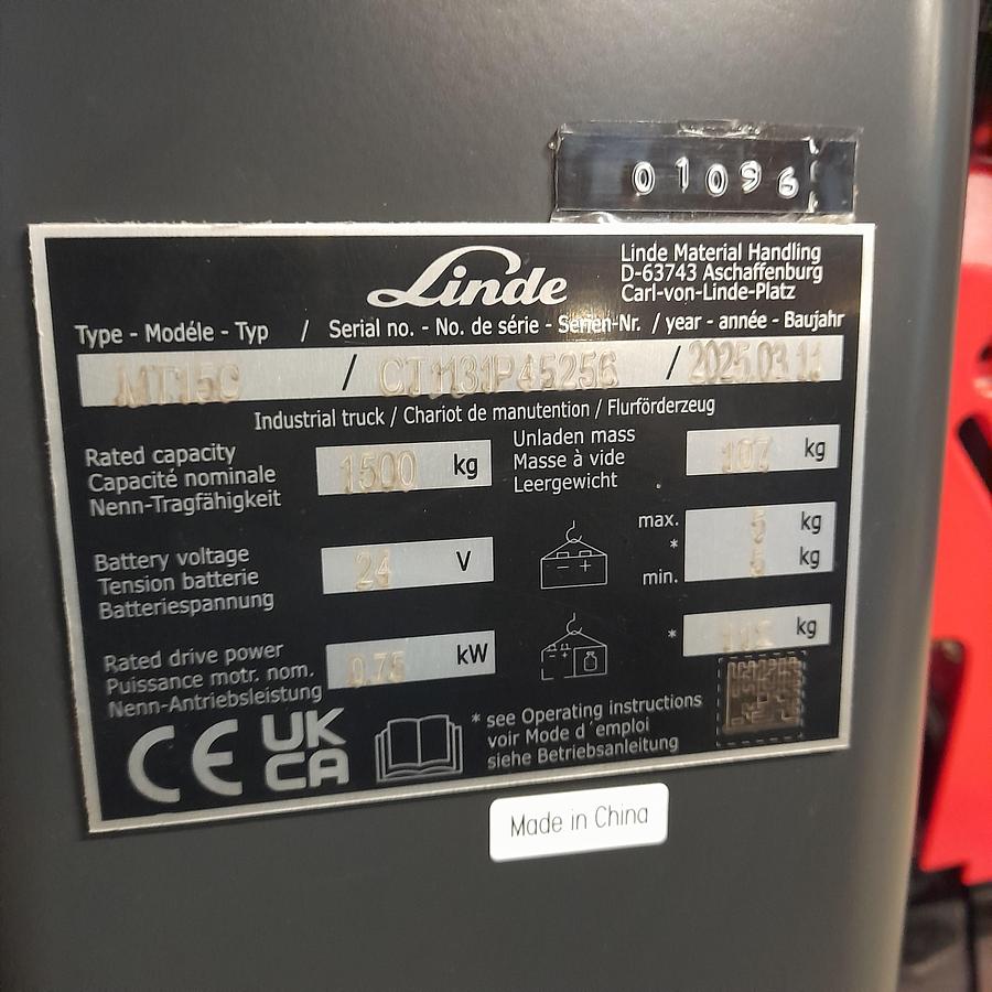 Used Linde Electric Pump Truck - Lifting & Tipping, photo 6