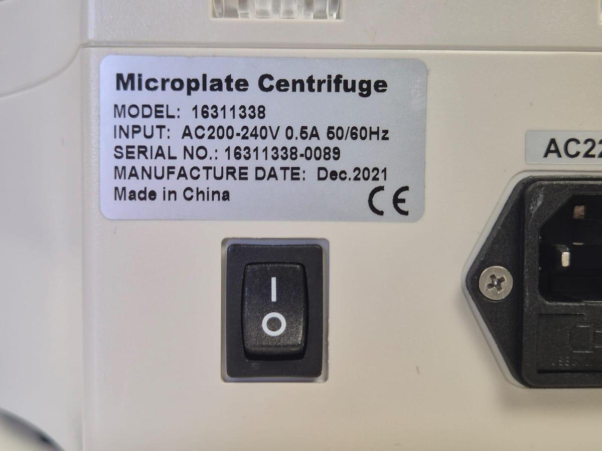 Used Fisherbrand Microplate Centrifuge 16311338 - Centrifuges (Benchtop, Refrigerated, Plate, Clinical), photo 6