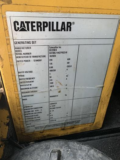 Used DE220E0 (50 Hz) Caterpillar 220 kVA Diesel Generator Set - Power Supplies & Switch Units, photo 11
