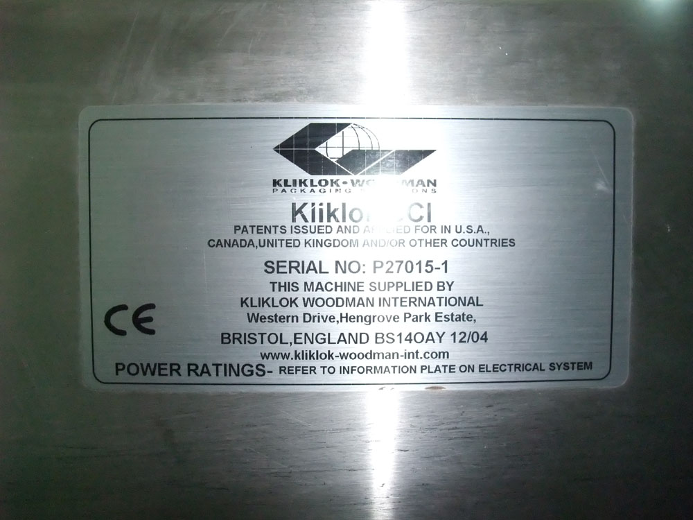 Used kliklok-Woodman CCI - Cartoning, photo 5