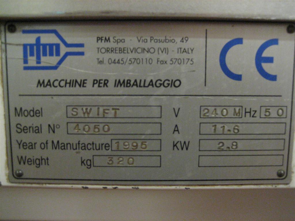 Used PFM Spa Swift - Form-Fill-Seal Machines, photo 3