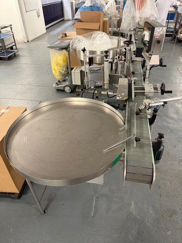 Used Atwell Wrap-Around Label Applicator, Rotary Collection Table & Markem X45 Printe - Labeling Machines, photo 5