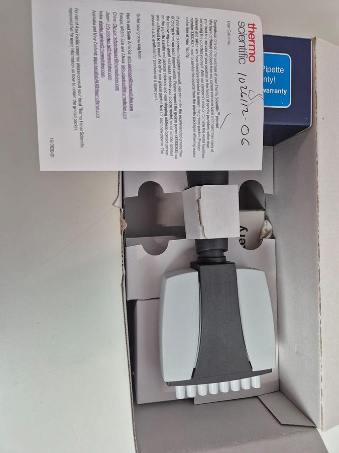 Used Thermo Scientific Finnpipette 8 Channel Novus MCP8 100-1200 µL - Pipettes & Pipette Accessories, photo 3