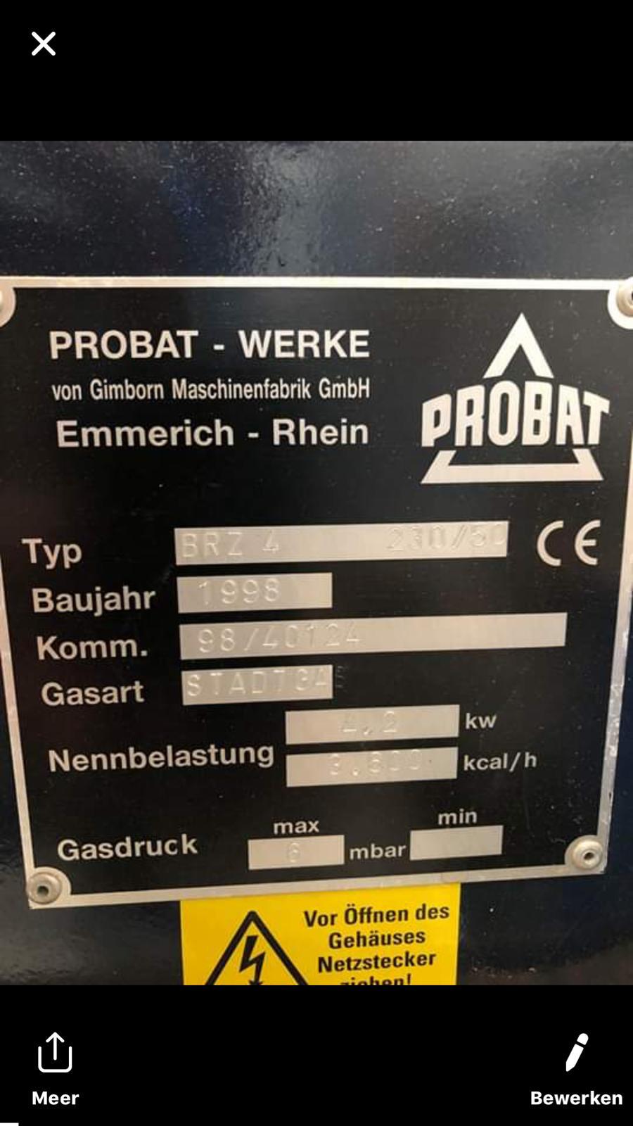 Used Probat BRZ4 - Roasters, photo 3