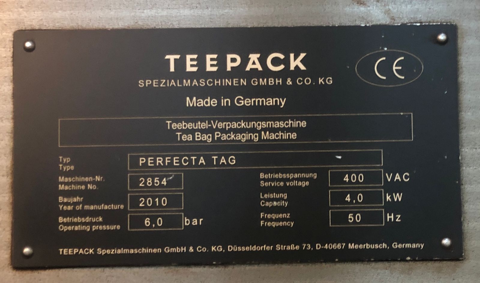 Used Teepack Perfecta - Labelling & Printing Systems, photo 9