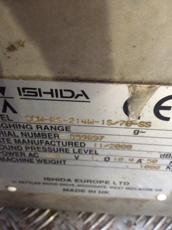 Used Ishida CCW-RS-214-W-15/70-SS - Checkweighers, photo 5