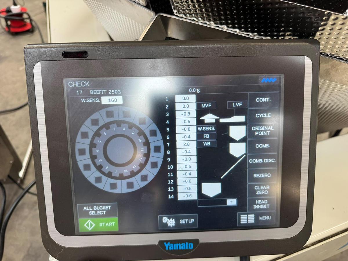USED - 14 Head Yamato Multihead Weigher - Multihead Weighers & Packing Scales, photo 4
