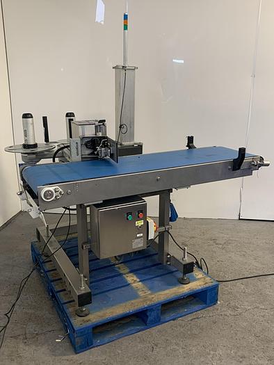 Used Label Applicator with Conveyor - Labeling Machines, photo 3