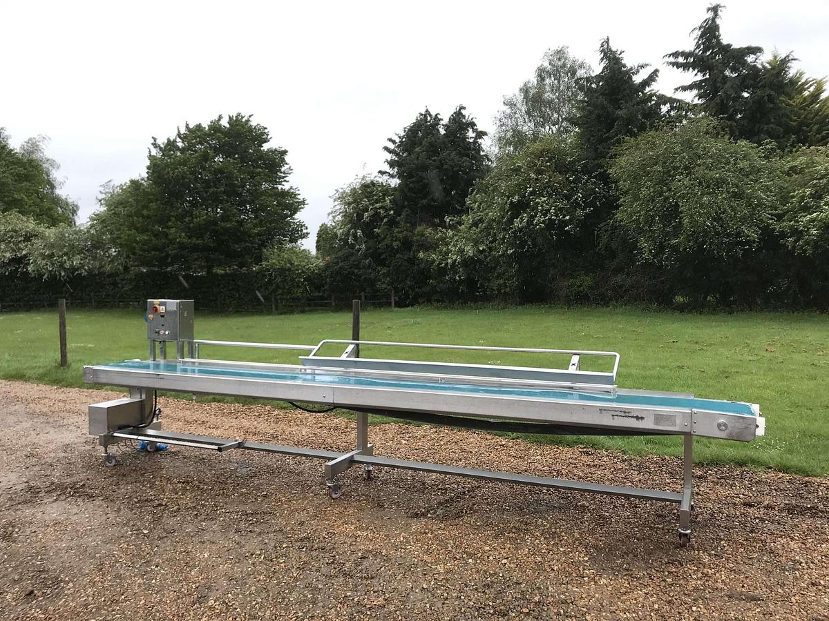 Used Flat Bed Stainless Steel Conveyor - Conveyor Systems, photo 2