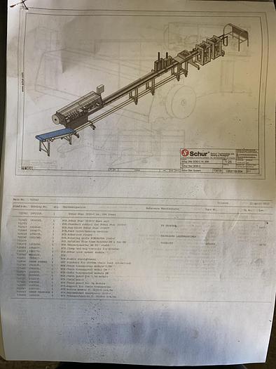 Used COMPLETE LINE: Schur 3030-C Bagging Line - Filling Machines, photo 5