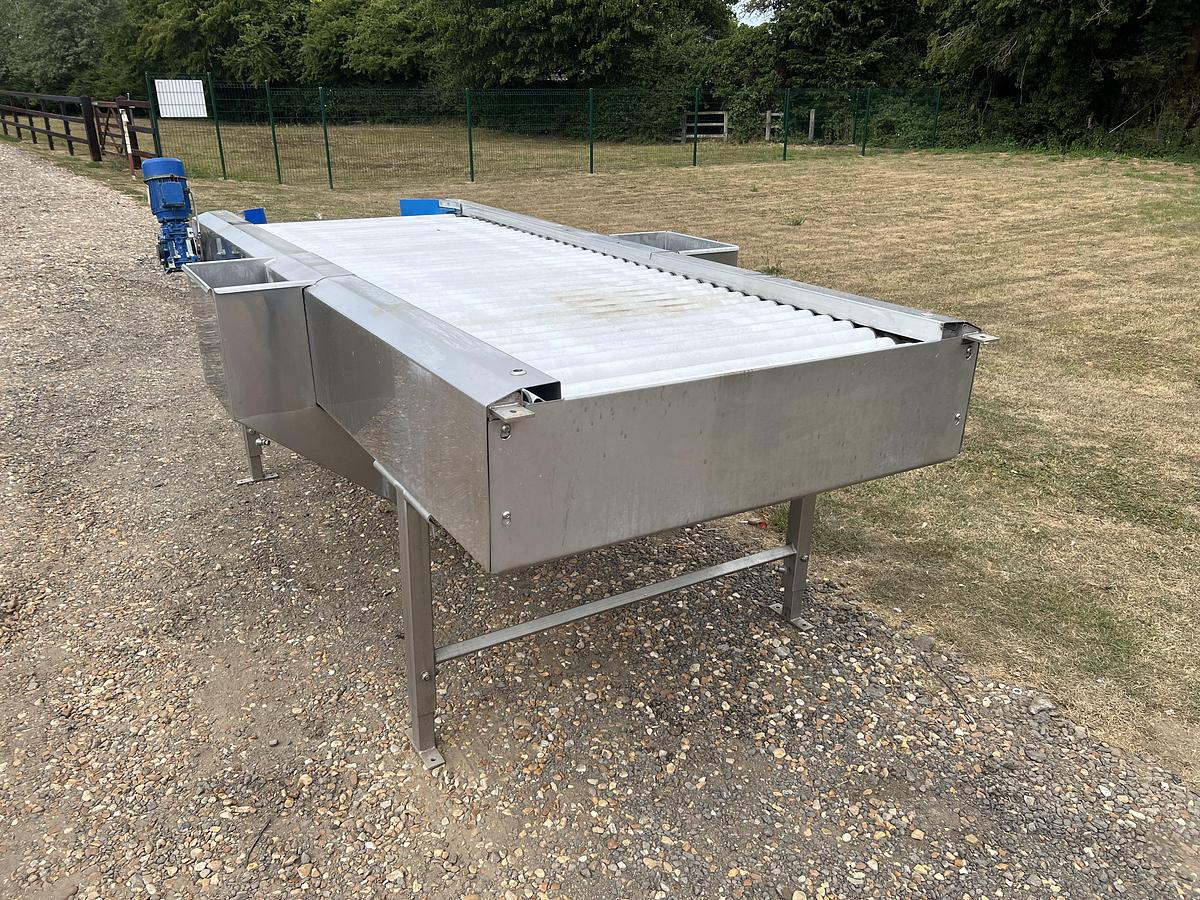 Used 2014 Tong Engineering Roller inspection table - Work Tables & Surfaces, photo 4