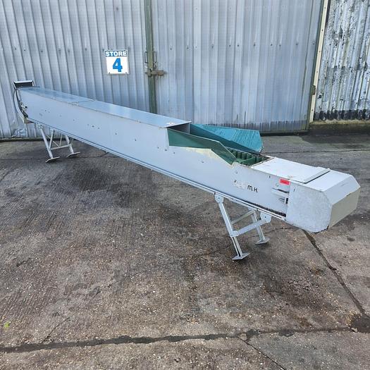 Used Flighted Conveyor Belt - Conveyor Systems, photo 1