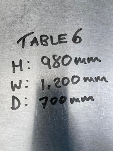 Used Stainless steel angled work table - Work Tables & Surfaces, photo 5
