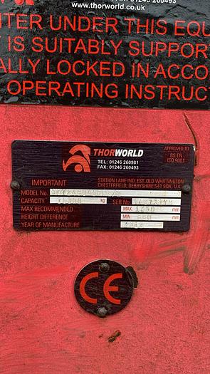 Used Thorworld 10 tonne Loading Ramp - Lifting & Tipping, photo 2