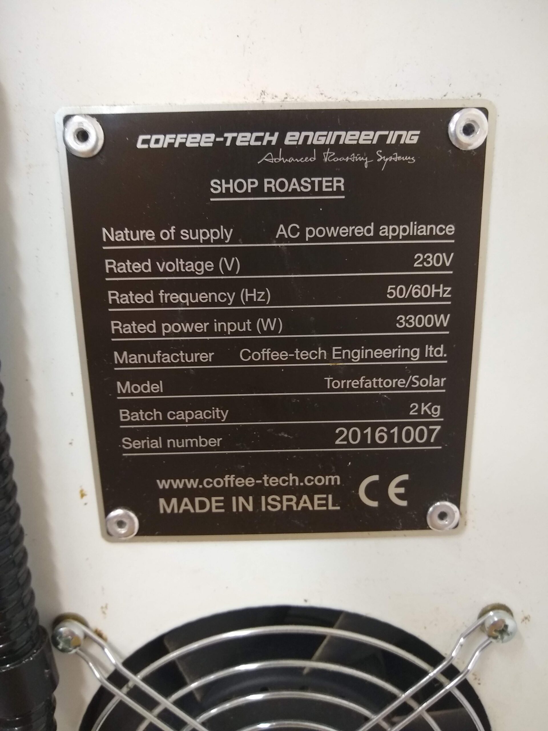 Used Coffee-tech Engineering FZ-94 Pro-Lab Roaster - Roasters, photo 6
