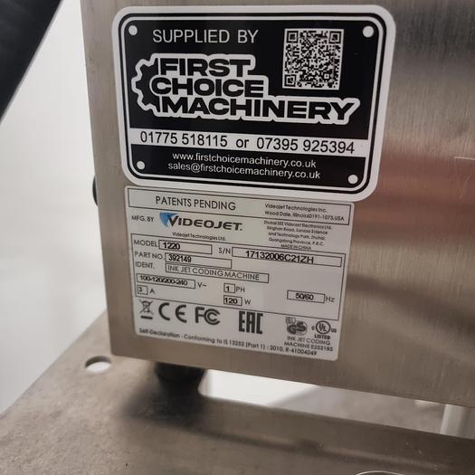 Used Videojet 1220 Ink Coding Machine - Labeling Machines, photo 7