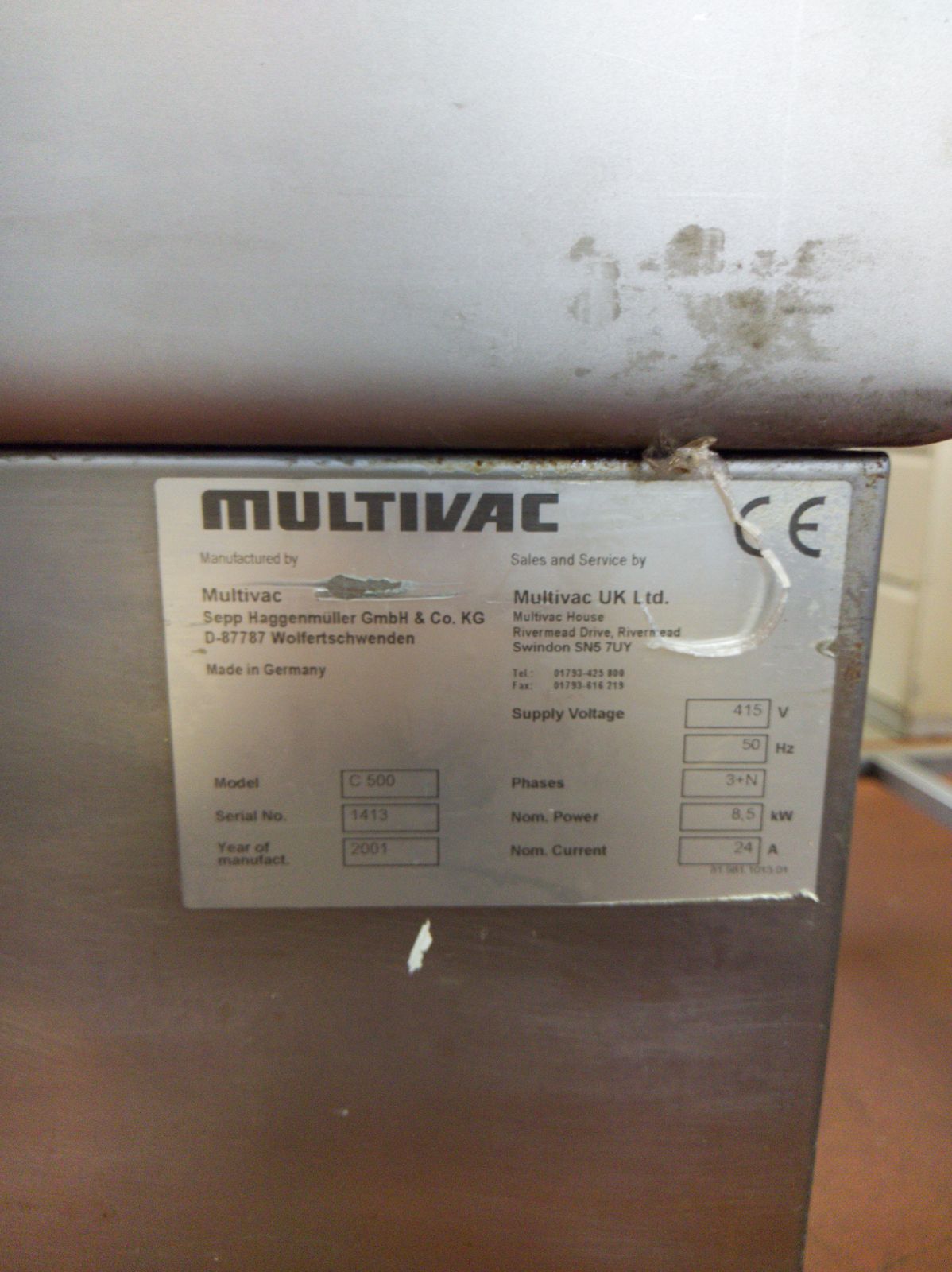 Used Multivac C500 - Vacuum Packaging, photo 6