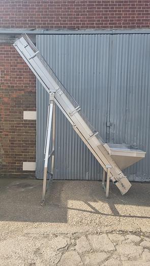 Used Stainless Steel In-feed Incline Conveyor - Conveyor Systems, photo 2