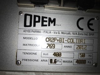 Used OPEM CR 2P +BI-COLIBRI - Filling Machines, photo 10