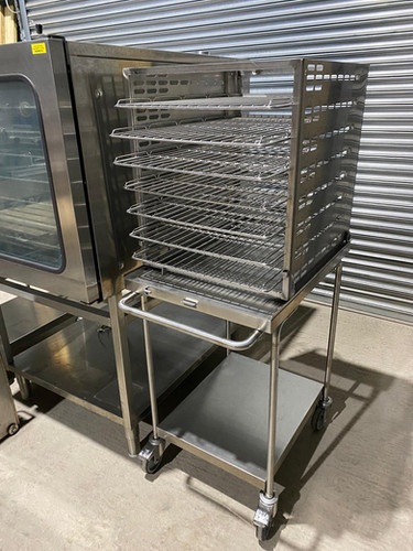 Used Electrolux ECFE102-0 Electric Convection Oven with Racks and Trolleys - Bakery Ovens, photo 8