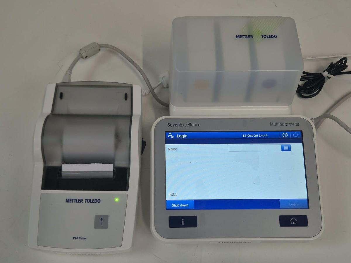 Used Mettler Toledo Seven Exellence + Multiperameter P25 Printer - pH Meters & Sensors, photo 1
