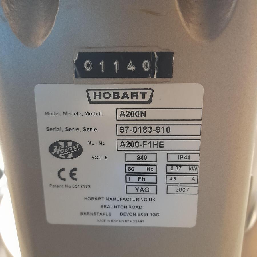 Used Hobart A200N - Dough Mixers, photo 2
