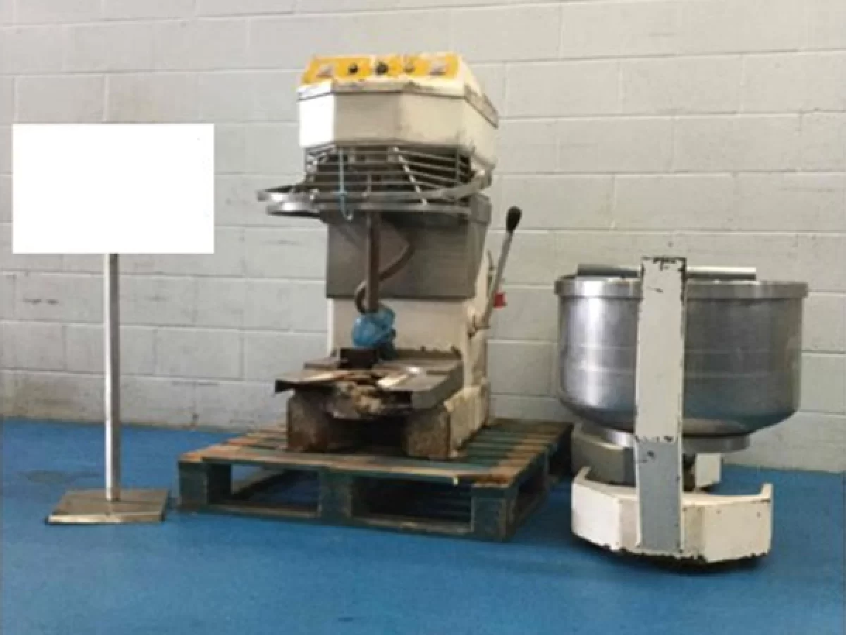 Used Removeable Bowl 80kg Spiral Mixer - Dough Mixers, photo 2