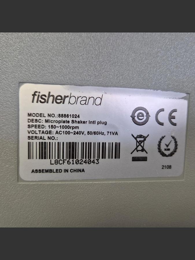 Used Fisher Brand Microplate Shaker - Shakers & Incubation Mixers, photo 10