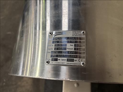 Used Pomac CPC21066 Centrifugal Pump - Centrifugal Pumps, photo 4