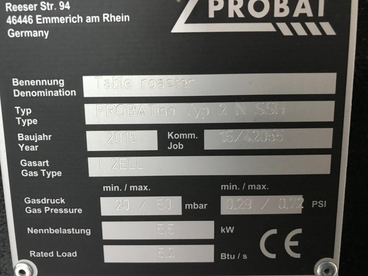 Used Probat Probatino Type 2 N SSH - Roasters, photo 3