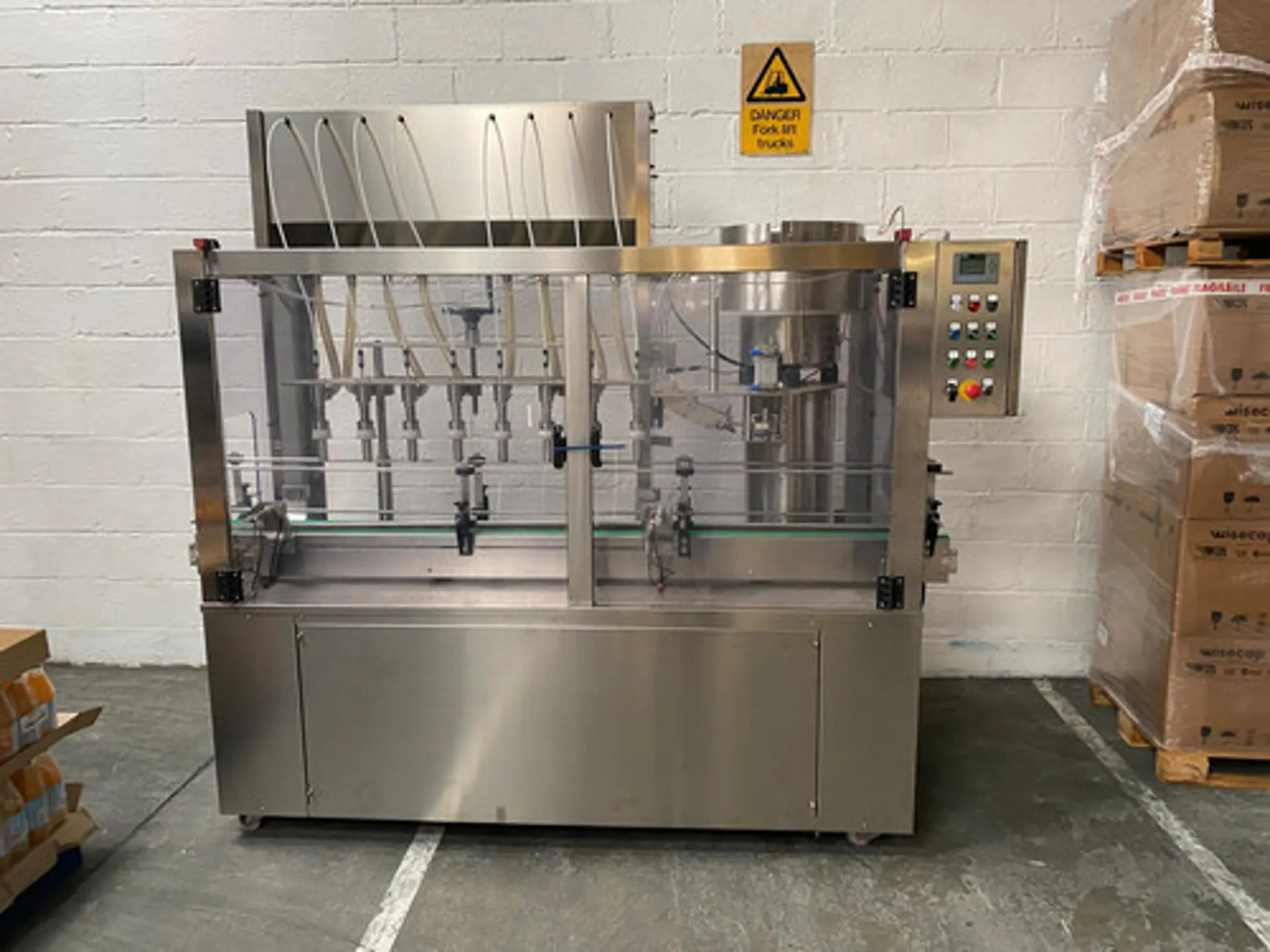 Used Canellitech Srl 8-1 Automatic Inline Filler / Capper for 5L Bottles - Filling Machines, photo 1