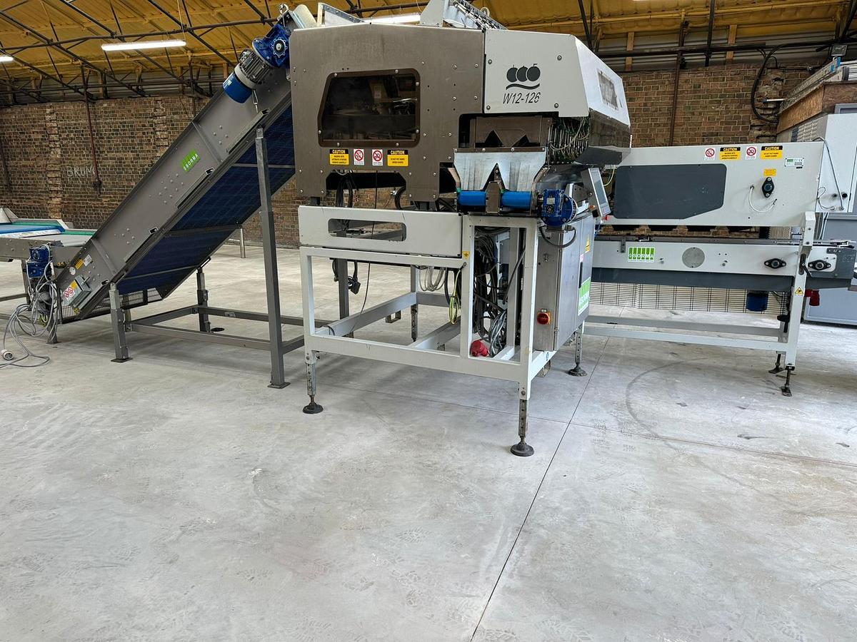 Used COMPLETE LINE: Sorma W12-126 Linear 12 Lane Multihead Weigher - Sorting & Grading Equipment, photo 7