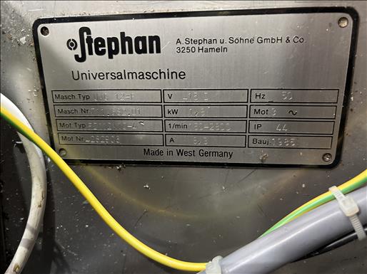 Used Stephan UMC12-F Universal Mixer - Mixers & Food Processors, photo 7
